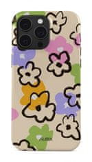 TopQ Kryt AURIX MagSafe iPhone 15 Pro Flower Drawing 127433