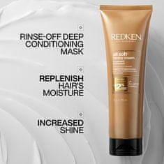 Redken Zjemňující maska pro suché a křehké vlasy All Soft Heavy Cream (Super Treatment) (Objem 250 ml)