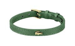 Lacoste Elegantní zelený kožený náramek Lacoste 12.12 2040391