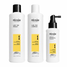 Nioxin Sada péče pro jemné mírně řídnoucí přírodní vlasy System 1