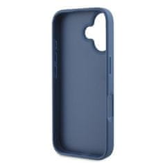 Guess Originální kryt GUESS hardcase 4G Bottom Stripe GUHCP16SG4GLBL for Apple iPhone 16 , barva modrá