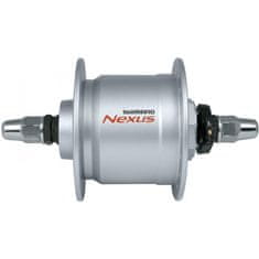 Shimano Náboj Nexus DH-C3000-3N-NT - přední 100 mm, 6V, 3 W, 36 děr, stříbrná