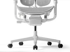 YUMISU YUMISU 1010 ERGO White, Bílá ergonomická kancelářská židle