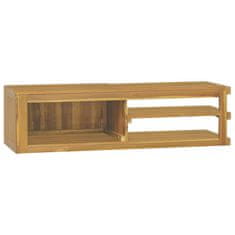 Vidaxl Nástěnná koupelnová skříňka 110 x 40 x 30 cm masivní teak