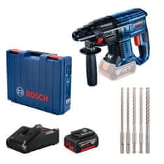 BOSCH Professional Set GBH 180-LI (1x4.0 AH) + SDS Plus (0615990M9C)