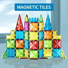 Magnetic Tiles Magnetická stavebnice Diamond 75ks sada - Magnetic Tiles