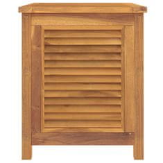 Vidaxl Zahradní úložný box s vložkou 60 x 50 x 58 cm masivní teak