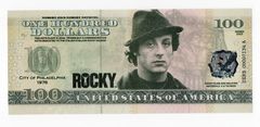 INTEREST USA - 100 Dolarů 1976 - Rocky Balboa UNC.