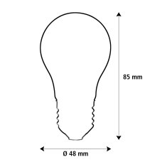 Segula Segula 55210 LED žárovka malá matná E27 3 W (26 W) 260 Lm 2200 K