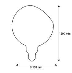 Segula Segula 55030 LED Floating Globe 150 45d kouřová šedá E27 6 W (28 W) 230 Lm 1900 K