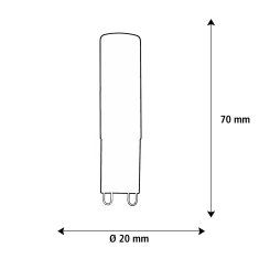 Segula Segula 55604 LED G9 Pin stmívaní do teplé čirá G9 2,5 W (25 W) 250 Lm 2000-2700 K