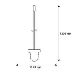 Segula Segula 55499 LED ART Straight 120 čirá E27 10 W (72 W) 1000 Lm 2200 K