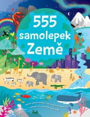 555 samolepek Země