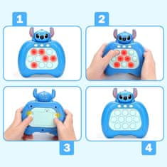 MG Pop It Stitch interaktivní hračka pro děti, modrá