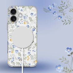 Tech-protect Magmood MagSafe kryt na iPhone 16, spring flowers