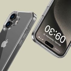 Tech-protect Flexair Hybrid kryt na iPhone 16, průsvitný