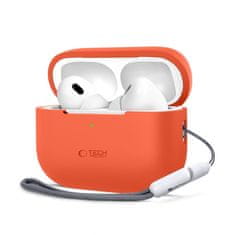 Tech-protect Silicone pouzdro na Apple AirPods Pro 1 / 2, oranžové