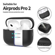 Tech-protect Silicone pouzdro na Apple AirPods Pro 1 / 2, černé