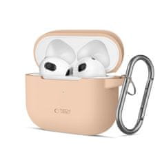 Tech-protect Silicone Hook pouzdro na Apple AirPods 3, hnědé