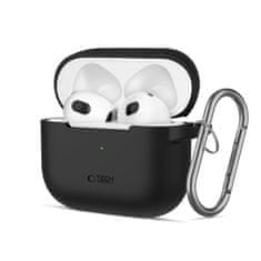 Tech-protect Silicone Hook pouzdro na Apple AirPods 3, černé