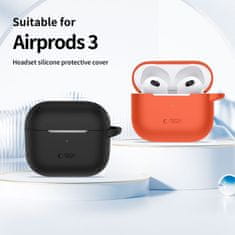 Tech-protect Silicone Hook pouzdro na Apple AirPods 3, zelené