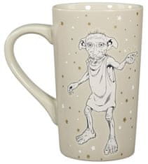 CurePink Keramický proměňovací latte hrnek Harry Potter: Dobby (objem 500 ml)