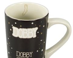 CurePink Keramický proměňovací latte hrnek Harry Potter: Dobby (objem 500 ml)