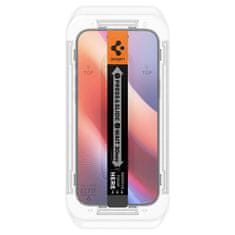 Spigen Celoplošné tvrzené sklo zatmavovací 2BALENÍ na iPhone 16 PRO MAX 6.9" Spigen GLAS.TR "EZ FIT" Privacy