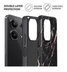 TopQ Kryt AURIX Xiaomi Redmi Note 13 pevný Euphoria Marble 127164