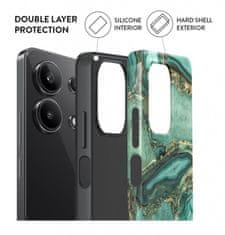 TopQ Kryt AURIX Xiaomi Redmi Note 13 Pro pevný Emerald Glow 127112