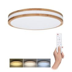 Solight LED osvětlení s dálkovým ovladačem Woody, 60W, 4200lm, 50cm, změna chromatičnosti, stmívatelné, WO8008