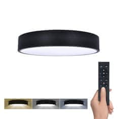 Solight LED osvětlení s dálkový ovladačem, 36W, 2300lm, 30cm, změna chromatičnosti, stmívatelné, černá, WO798-1-B