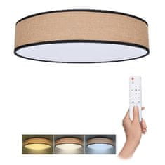 Solight LED osvětlení s dálkovým ovladačem Brownie, 60W, 4200lm, 50cm, změna chromatičnosti, stmívatelné, WO8004