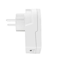 Skross cestovní adaptér Europe USB C20PD pro cizince v ČR, USB-C, PD 20W, typ E/F, PA30USBC-PD20