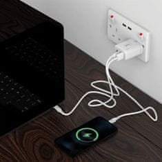 Skross USB A+C nabíjecí adaptér Power charger 65W GaN UK, Power Delivery, typ G, DC57UK-PD65