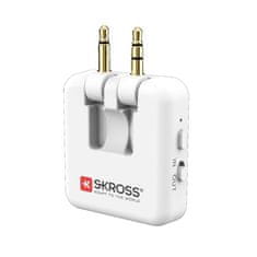 Skross bezdrátový audio adaptér, vysílač-přijímač 2v1, Bluetooth, 3,5mm mini jack, DCWA02