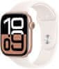 Watch Series 10 GPS 46mm, Rose Gold Aluminium Case, Light Blush Sport Band - S/M (MWWT3QC/A)