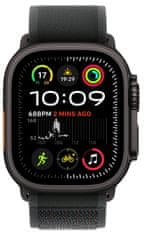 Apple Watch Ultra 2 GPS + Cellular 49mm, Black Titanium Case, Black Trail Loop - M/L (MX4V3CS/A)