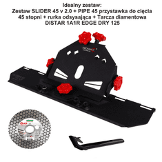 DISTAR Sada SLIDER 45 v 2.0 + diamantový kotouč EDGE DRY 125