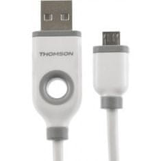 Thomson THOMSON THCABLEMIC2A - Vysokorychlostní kabel - Micro USB, 1 m, bílý