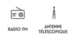 Thomson Přenosné FM rádio Thomson RT350