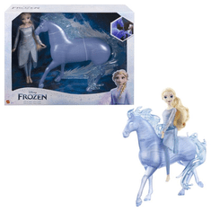 Disney Frozen Mattel Frozen - Panenka Elsa s vodním koněm Nokk..