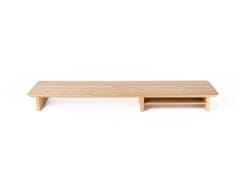 GRINDWOOD Premium Oak Wooden Monitor Stand: Timeless Natural