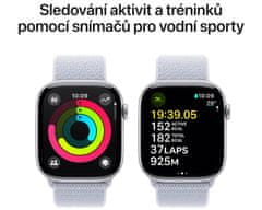 Apple Watch Series 10 GPS 42mm, Silver Aluminium Case, Blue Cloud Sport Loop (MWWD3QC/A)