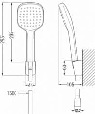 Mexen Mexen R-33 vanový set, chrom - 785335052-00 - MEXEN