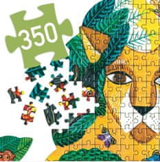 Djeco Obrysové puzzle Lev 350 dílků