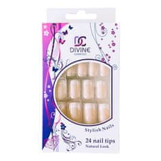 DIVINE cosmetics Umělé nehty č.5 dekorované 24 ks