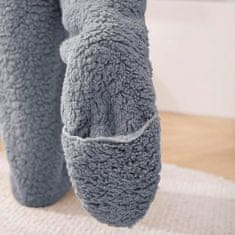 VIVVA® Dámské ponožky, Teplé ponožky, Zimní ponožky, Hřejivé ponožky Teplé nadkolenky | HUGSOCKS Šedá