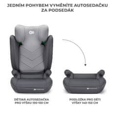 Kinderkraft Autosedačka i-Spark i-Size 100-150 cm Grey