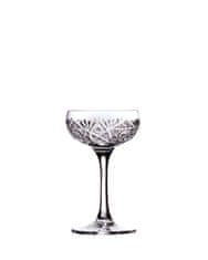 Bohemia Crystal Ručně broušené sklenice na aperitiv a koktejl Bratislava 75ml (set po 2ks)